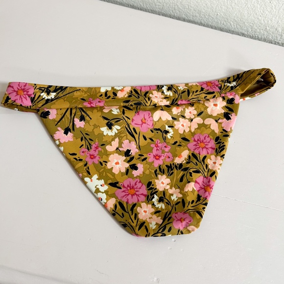 TORI PRAVER Swimwear bikini bottoms floral - sz M - Picture 3 of 5